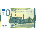 0 Euro biljet Residenzschloss und Hofkirche Dresden